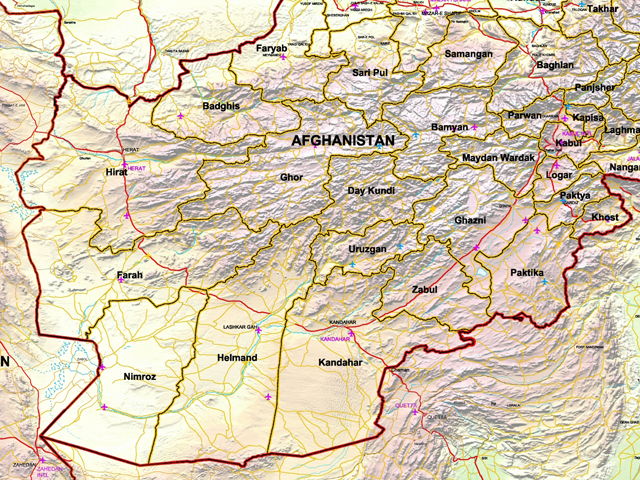 Провинция баглан афганистан карта