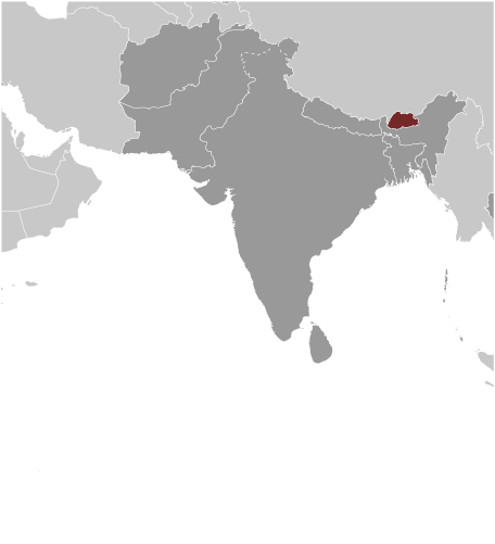 Which country is highlighted on the map?