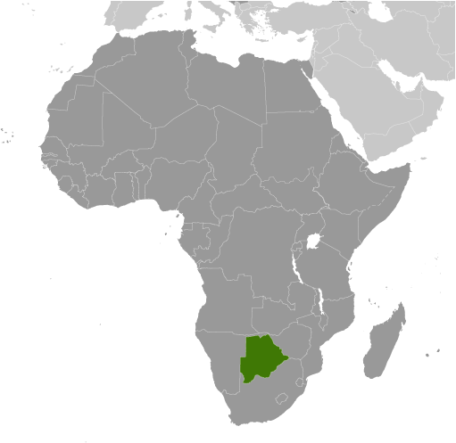 Which country is highlighted on the map?