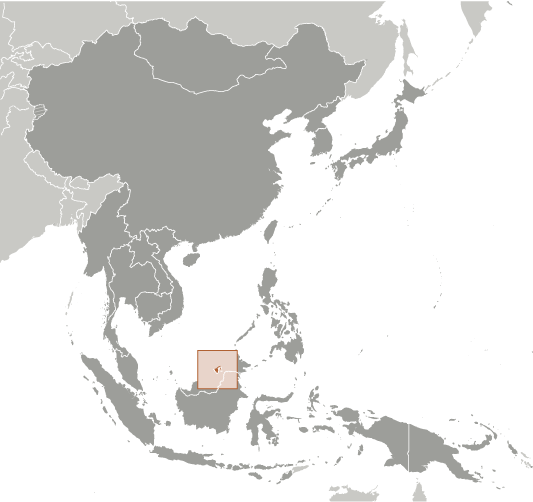 Which country is highlighted on the map?