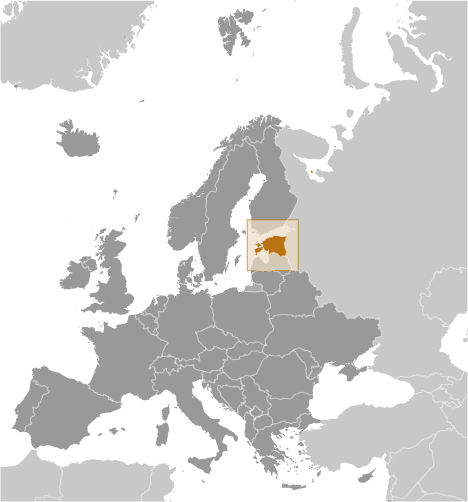Hvilket land er fremhævet på kortet?