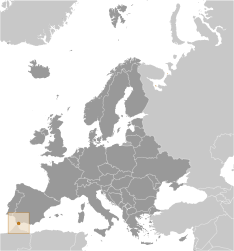 Which country is highlighted on the map?