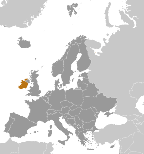 Hvilket land er fremhævet på kortet?