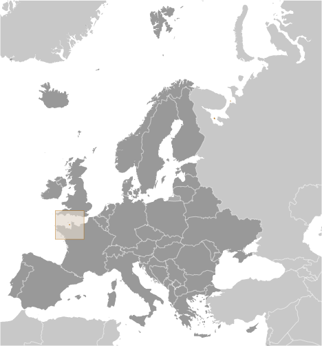 Which country is highlighted on the map?