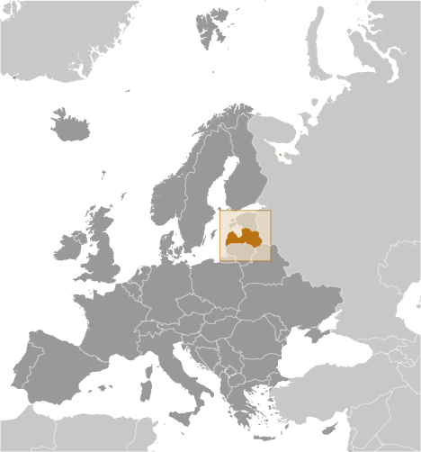 Hvilket land er fremhævet på kortet?