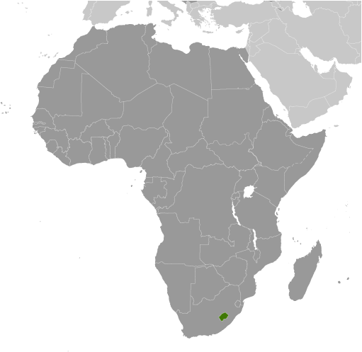Which country is highlighted on the map?