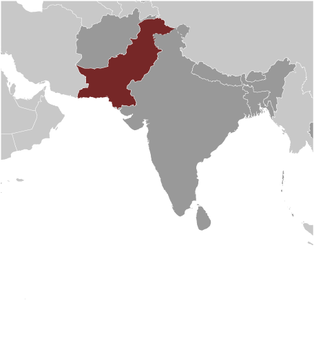 Which country is highlighted on the map?