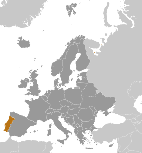 Which country is highlighted on the map?