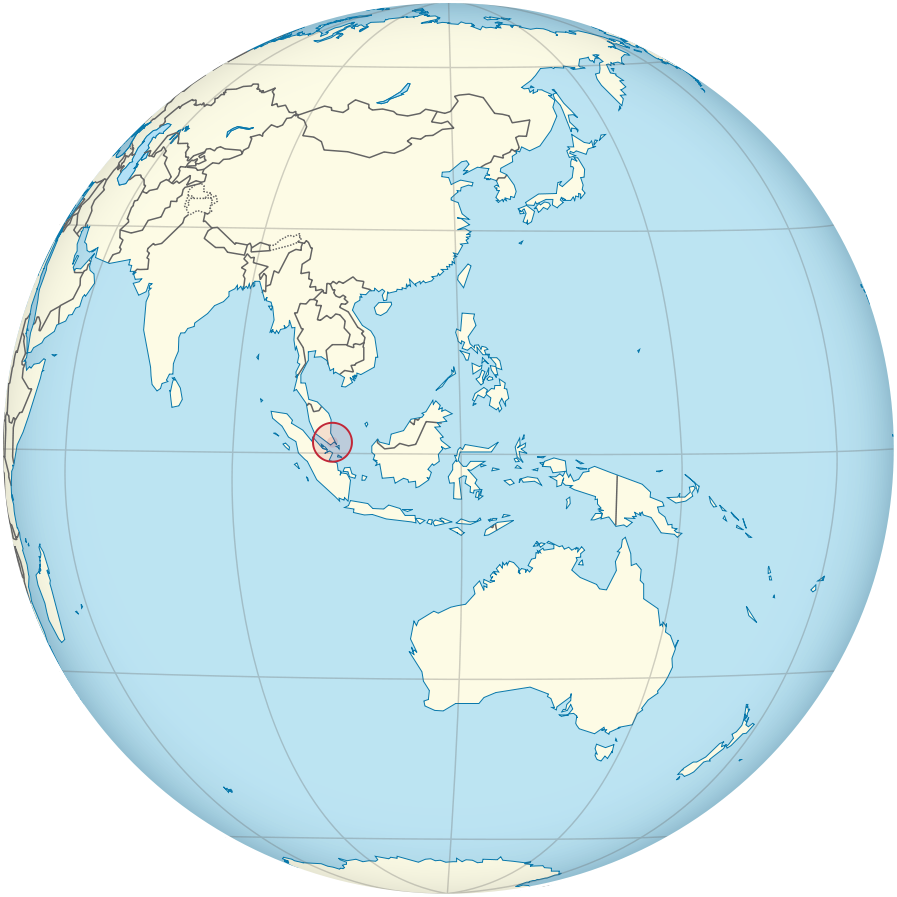 Which country is highlighted on the map?