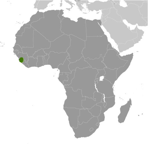 Which country is highlighted on the map?