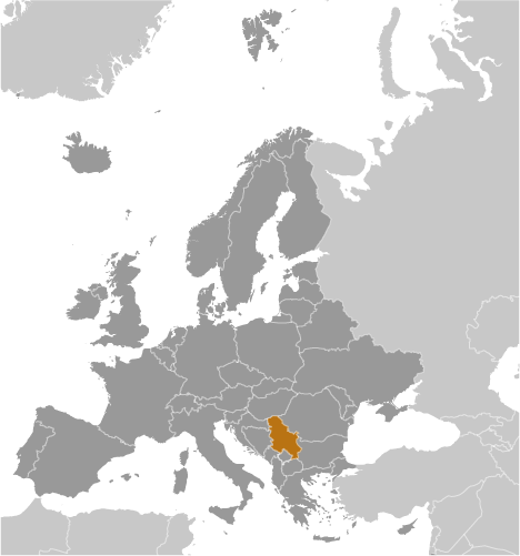 Which country is highlighted on the map?