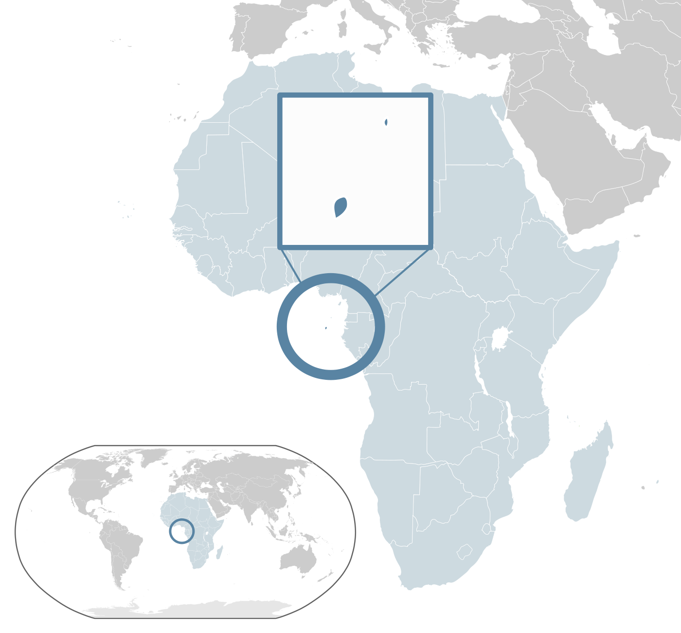 Which country is highlighted on the map?