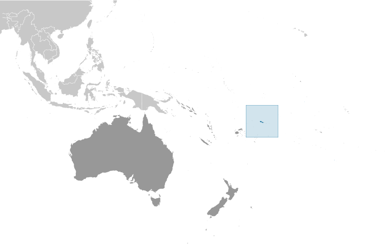 Which country is highlighted on the map?