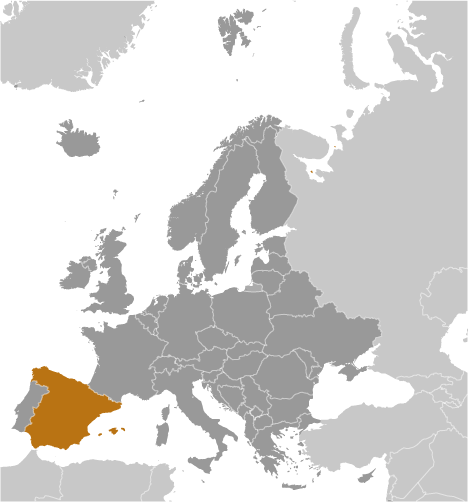 Which country is highlighted on the map?