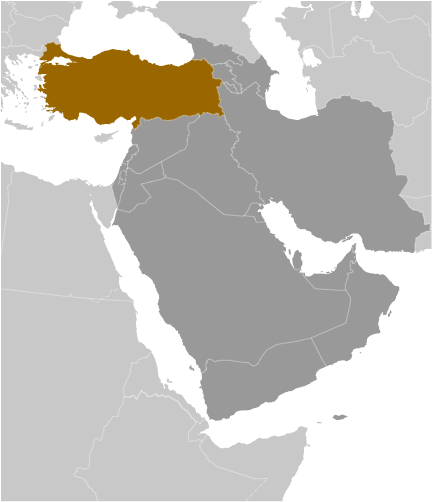 Which country is highlighted on the map?