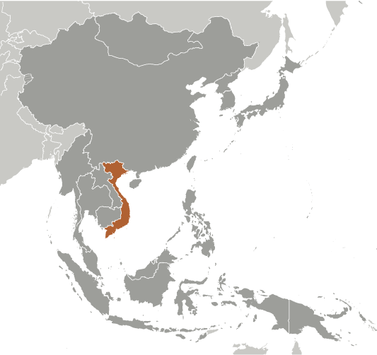 Which country is highlighted on the map?