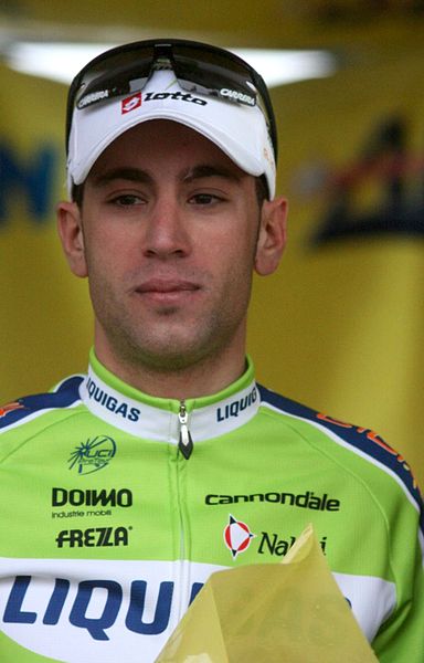 What is the name of this professional cyclist?