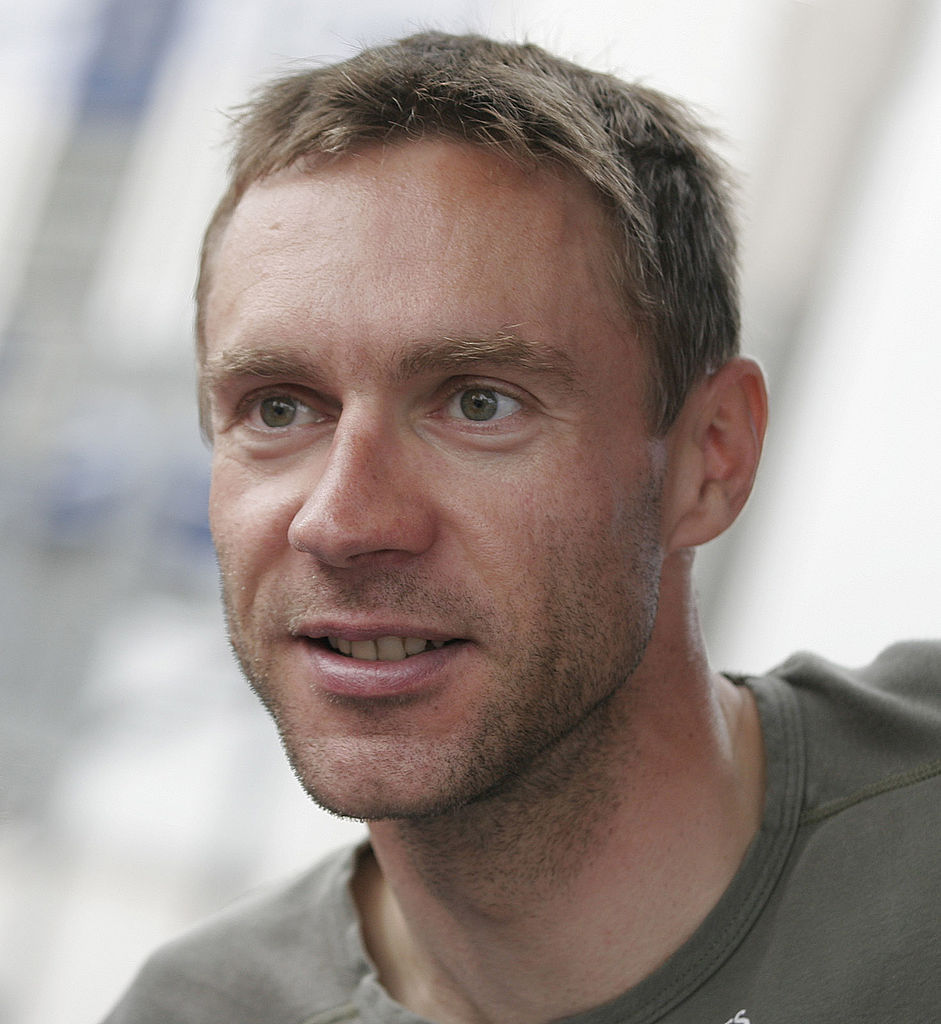 What is the name of this professional cyclist?
