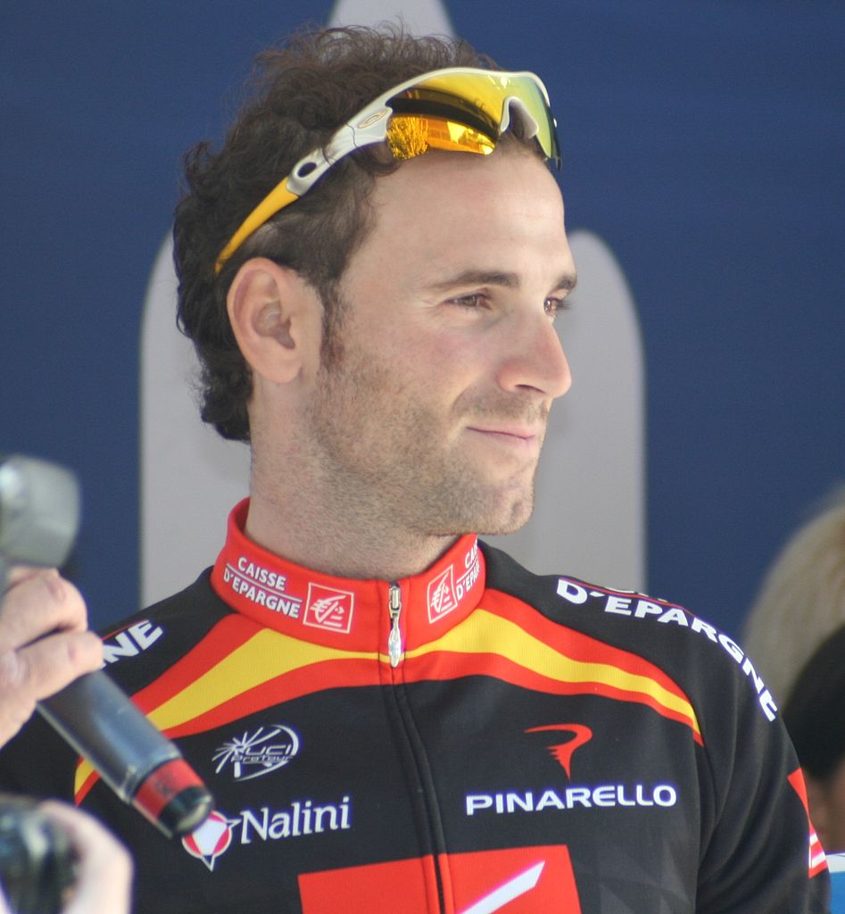 What is the name of this professional cyclist?