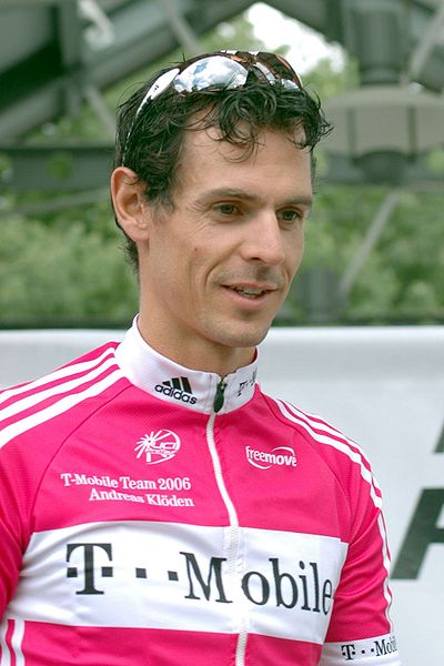 What is the name of this professional cyclist?