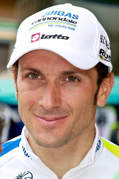 What is the name of this professional cyclist?