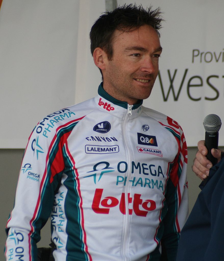 What is the name of this professional cyclist?