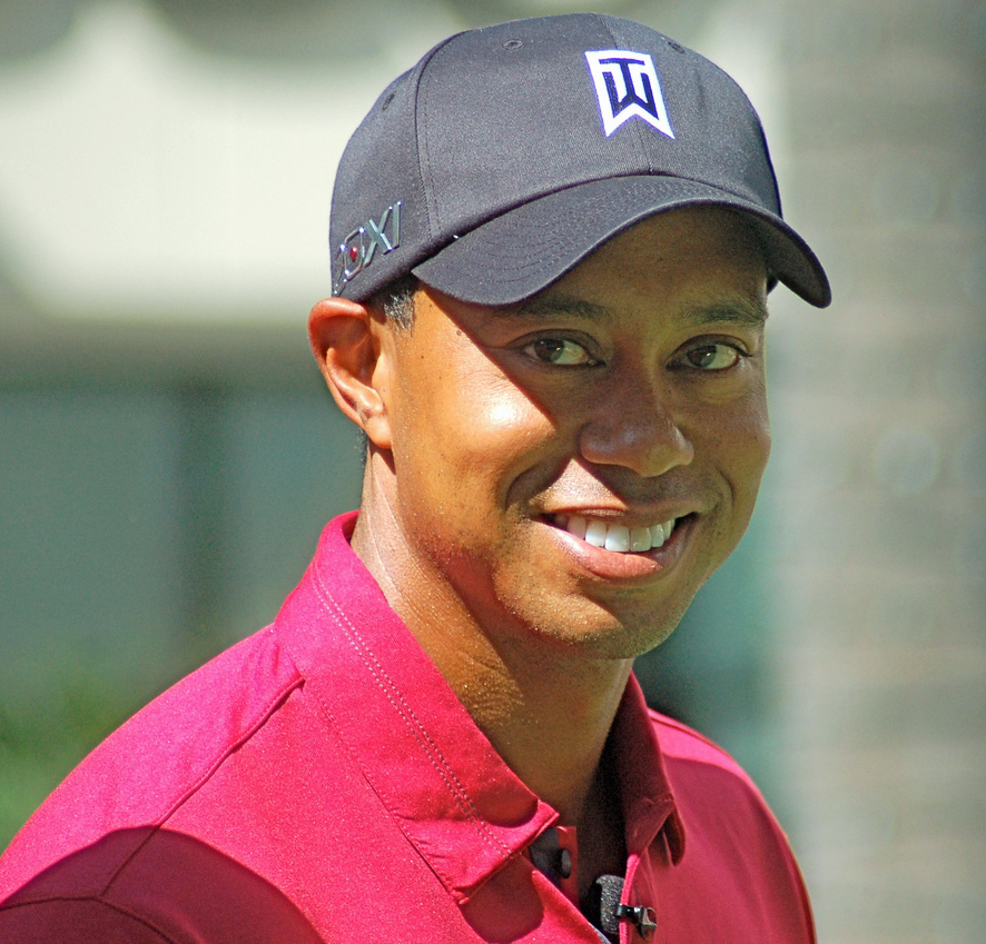 What is the name of this professional golfer?