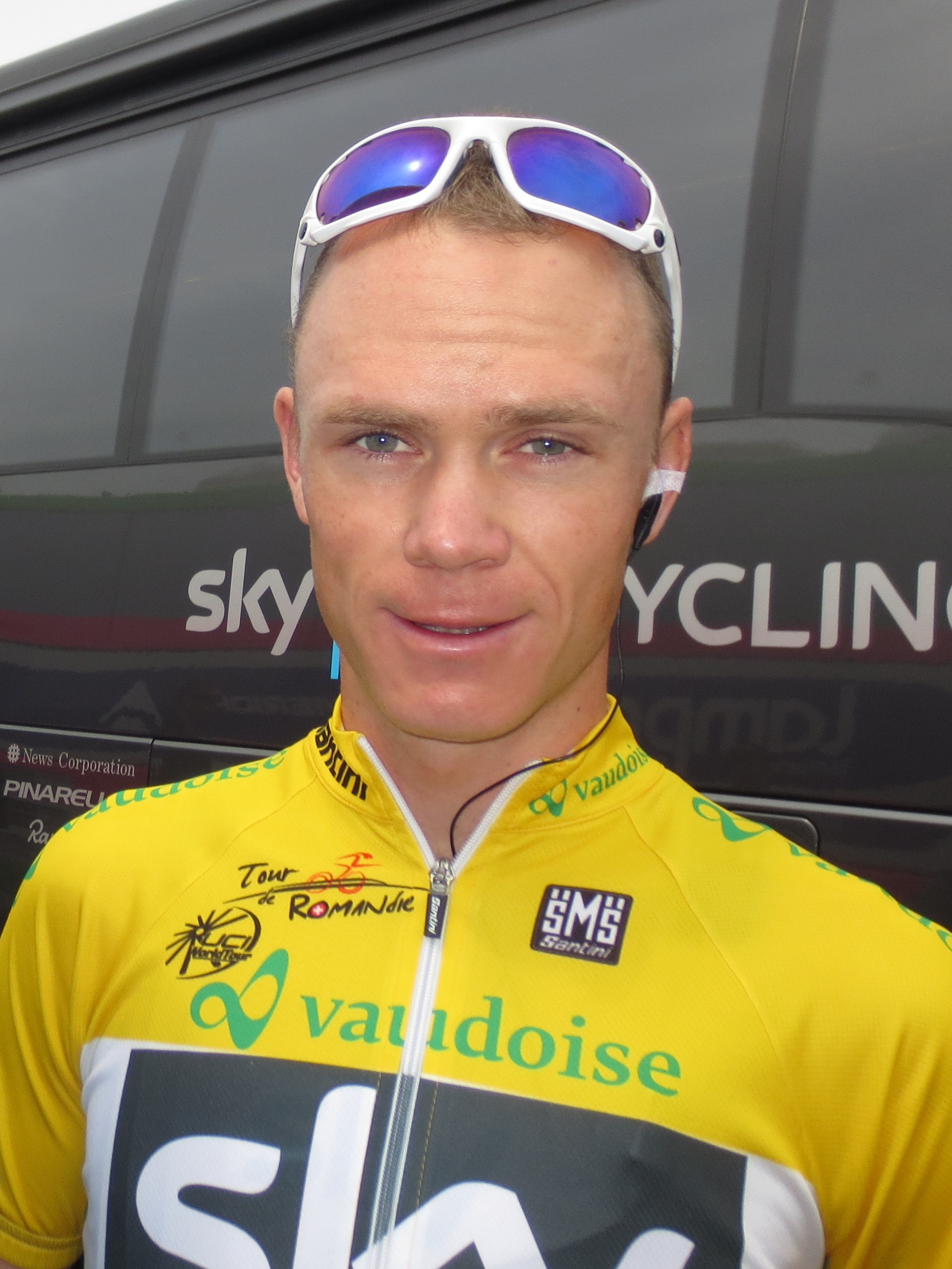 What is the name of this professional cyclist?