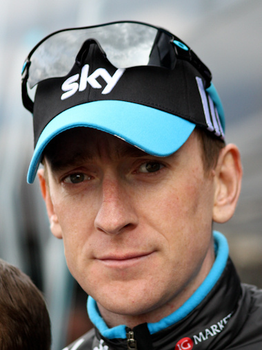 What is the name of this professional cyclist?