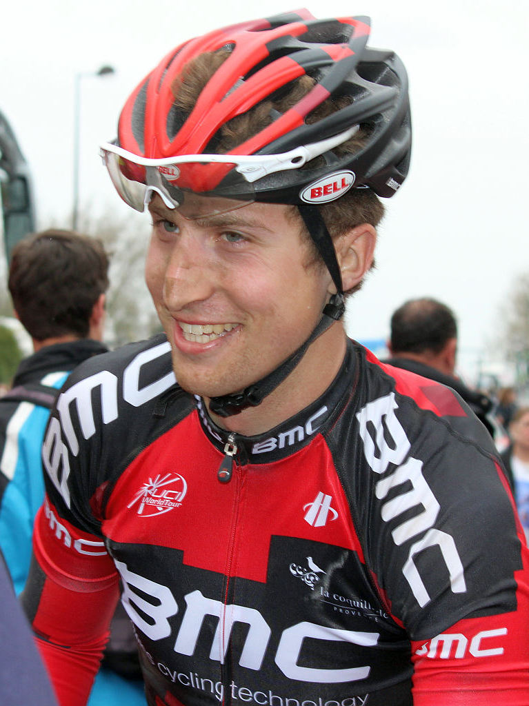 What is the name of this professional cyclist?