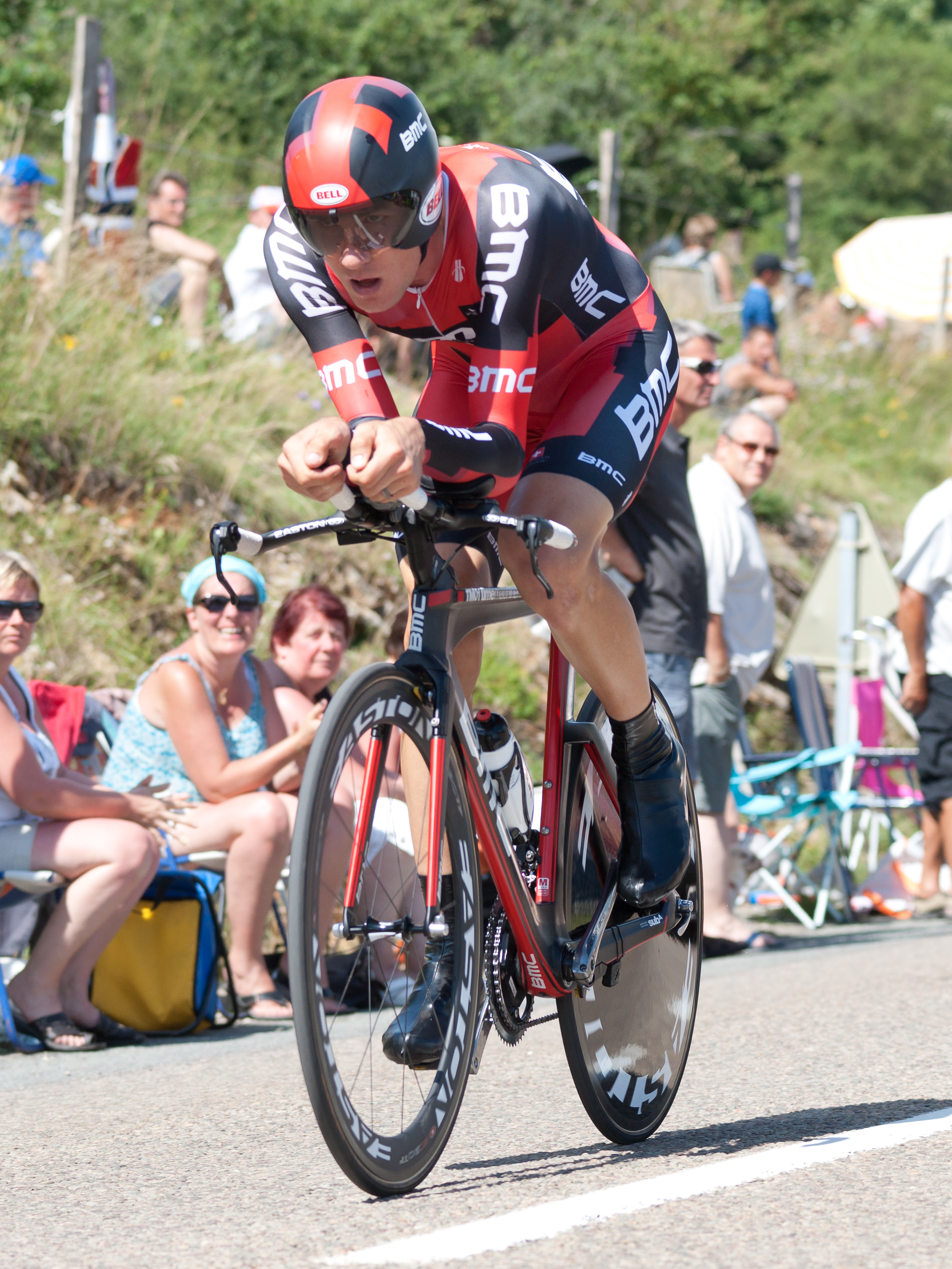 What is the name of this professional cyclist?