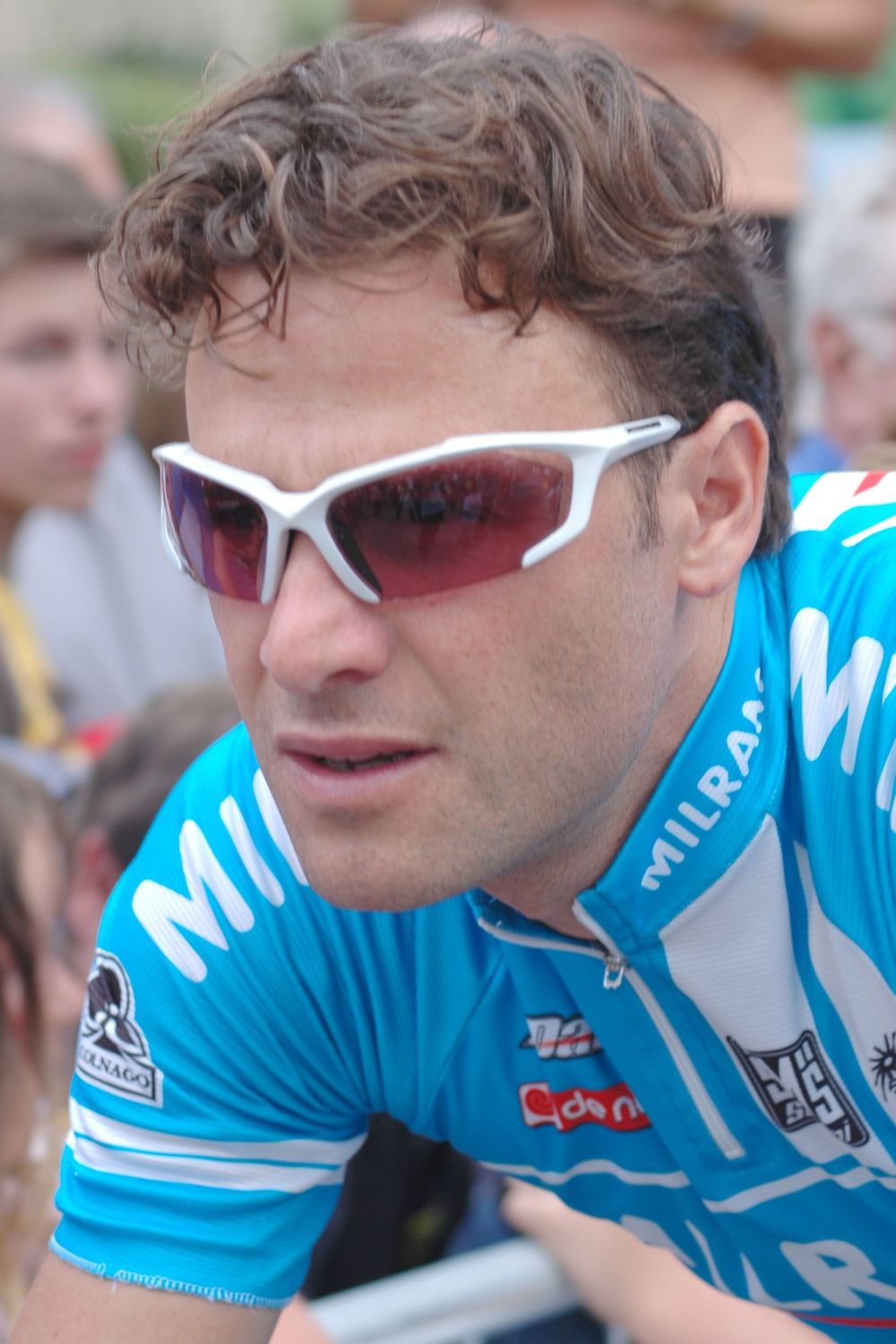 What is the name of this professional cyclist?